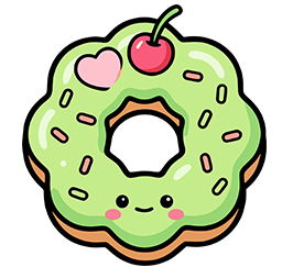 Galaxy mochi donut