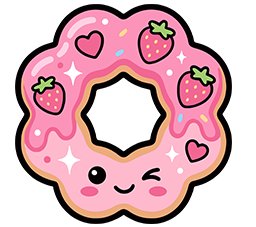Blueberry mochi donut